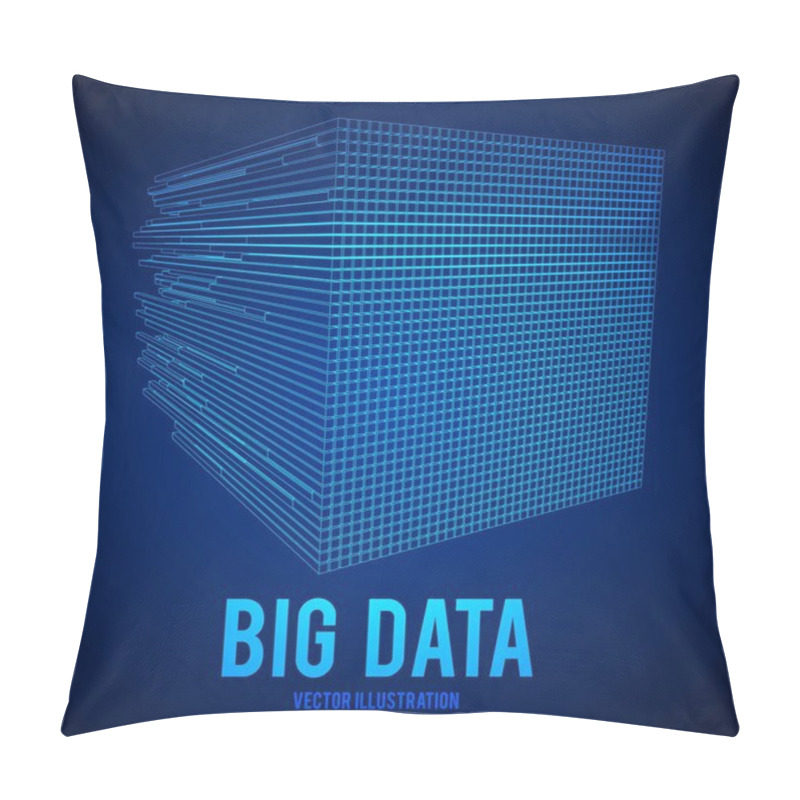 Personality  Big Data Visualization Vector Concept Pillow Covers