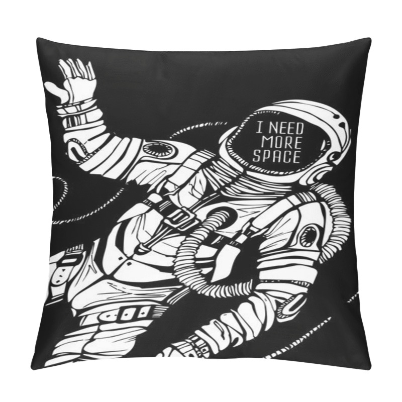 Personality  Space Concept With Astronaut  Pillow Covers