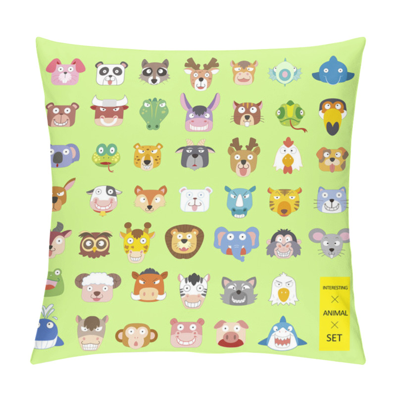 Personality  Lovely Animal Heads Collection  Pillow Covers