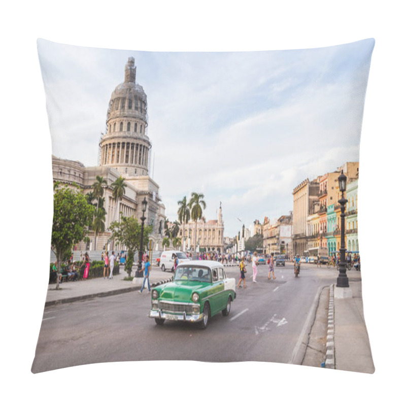 Personality  Colourful Havana Cityscape Pillow Covers