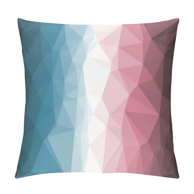 Personality  Creative Prismatic Background With Polygonal Design Pillow Covers