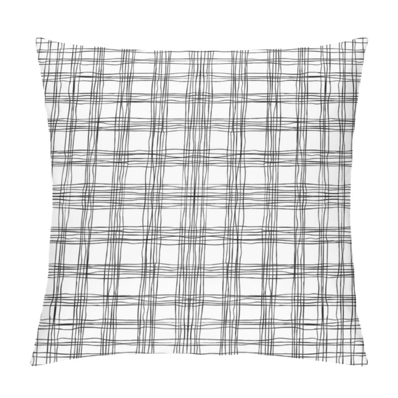 Personality  Horizontal And Vertical Wavy Lines Pillow Covers