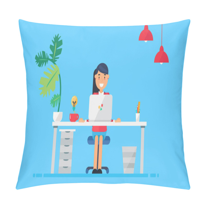 Personality  Creative Tech Workspace Pillow Covers