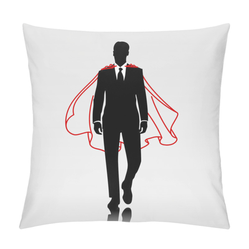 Personality  Businessman Hero Pillow Covers