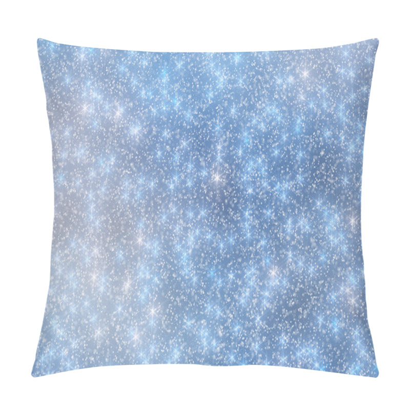 Personality  Snow Stars Christmas Background 1 Pillow Covers