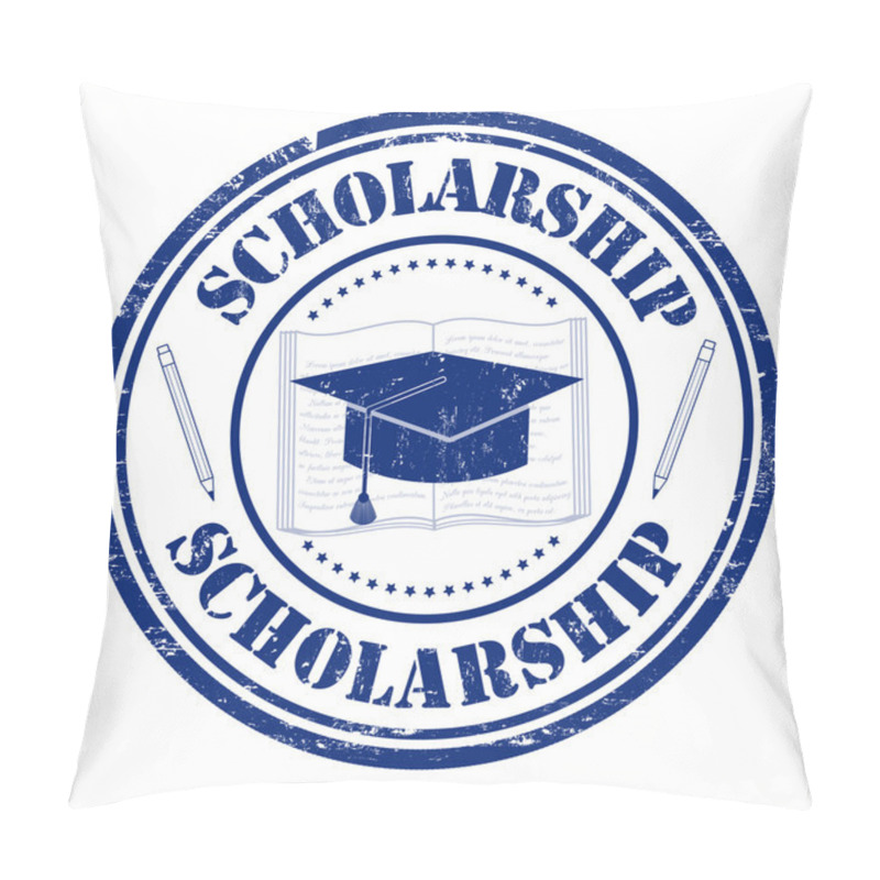 Personality  Scholarship Stamp Pillow Covers