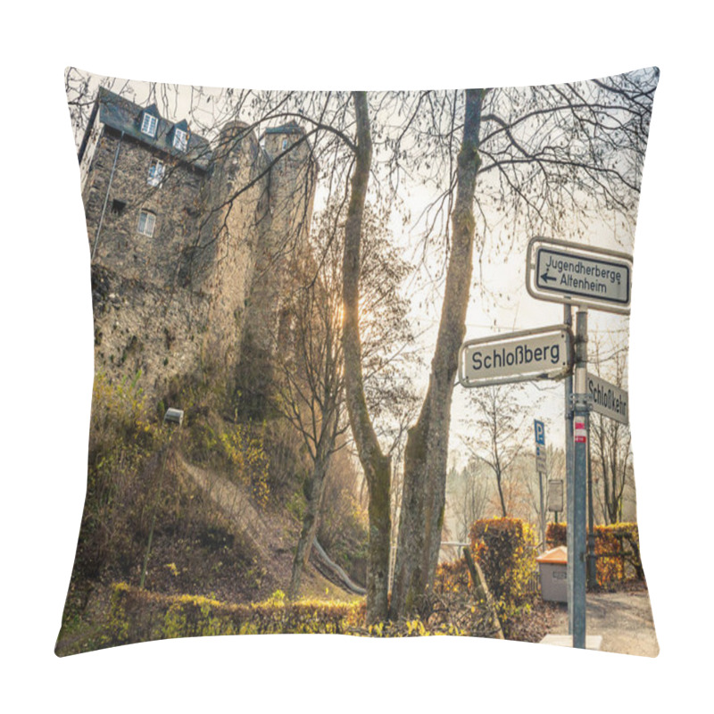 Personality  Cityscape Monschau, Gemany - The Castle Pillow Covers