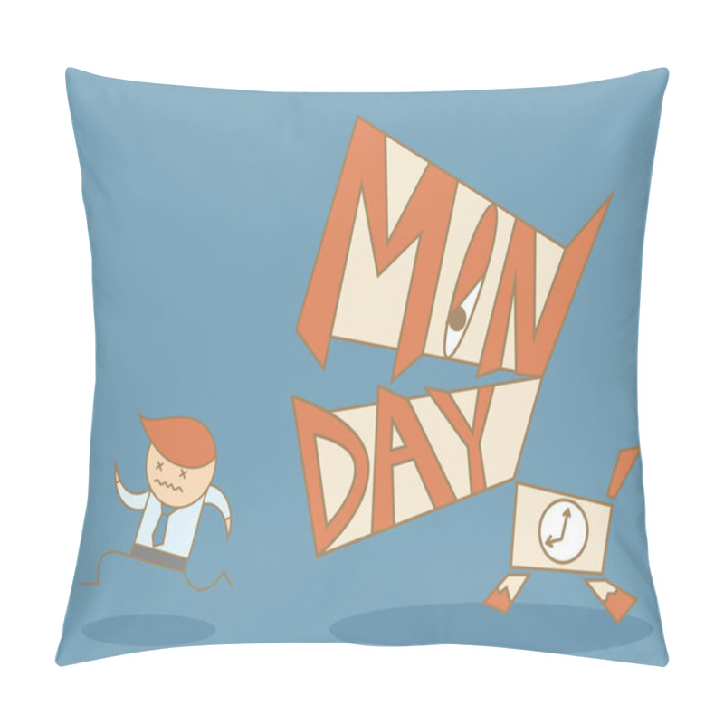 Personality  Monday Monster Pillow Covers