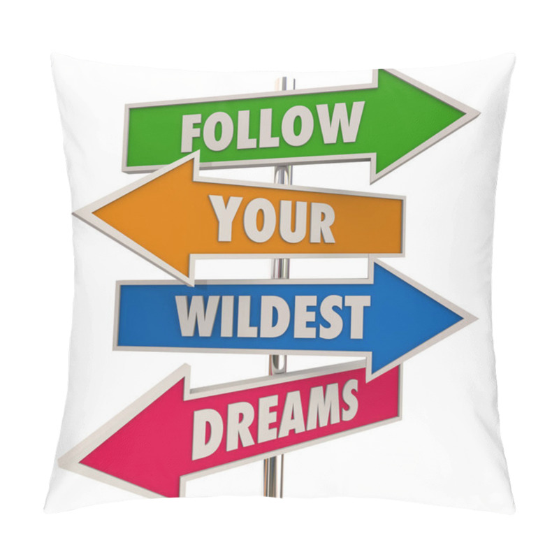 Personality  Directional Arrows With Inscriptions Pillow Covers