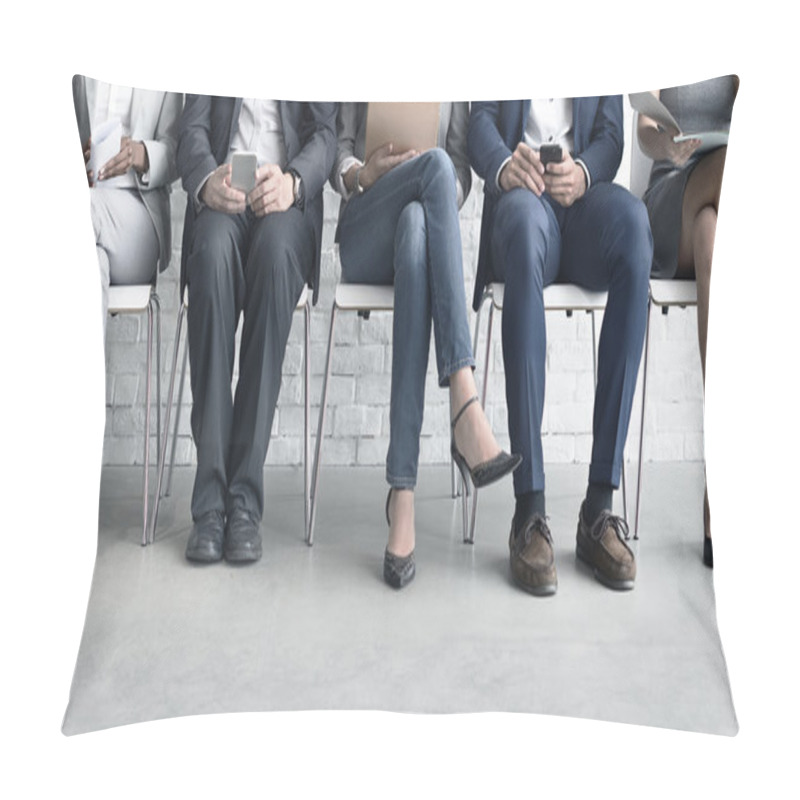 Personality  Business People On Meeting Pillow Covers