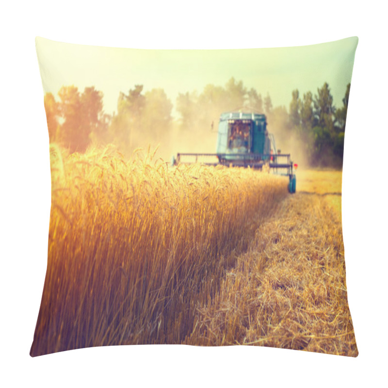 Personality  Combine Harvester Agriculture Machine Pillow Covers