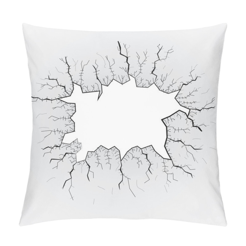 Personality  Broken Glass Table Pillow Covers