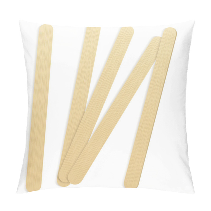 Personality  Illustration Of A Wooden Sticks. Ideal For Catalogs, Informational And Institutional Material Pillow Covers