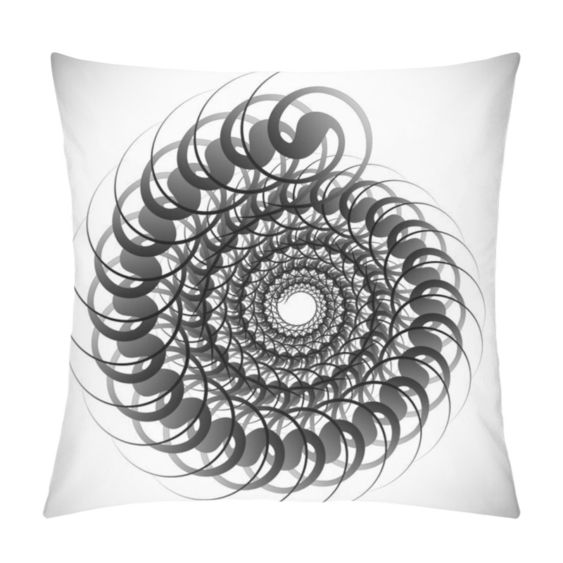 Personality  Abstract Spinning Shape, Element Pillow Covers