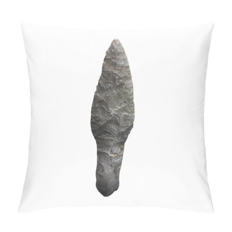 Personality  The Ancient Stone Knife On A White Background Pillow Covers