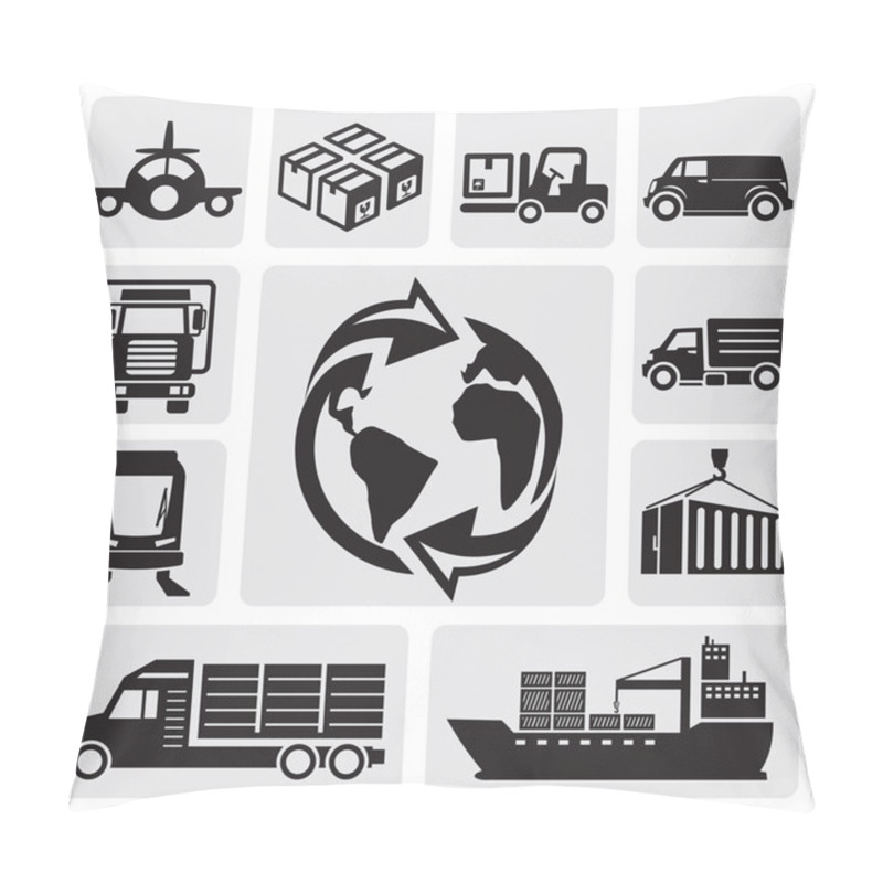 Personality  Logistic & Shipping Pillow Covers