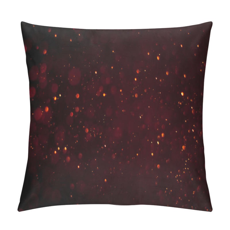 Personality  Abstract Red Background With Water Drops Pillow Covers