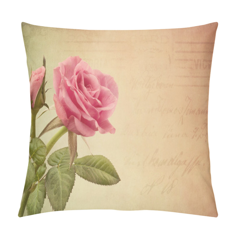 Personality  Pink Rose Pillow Covers