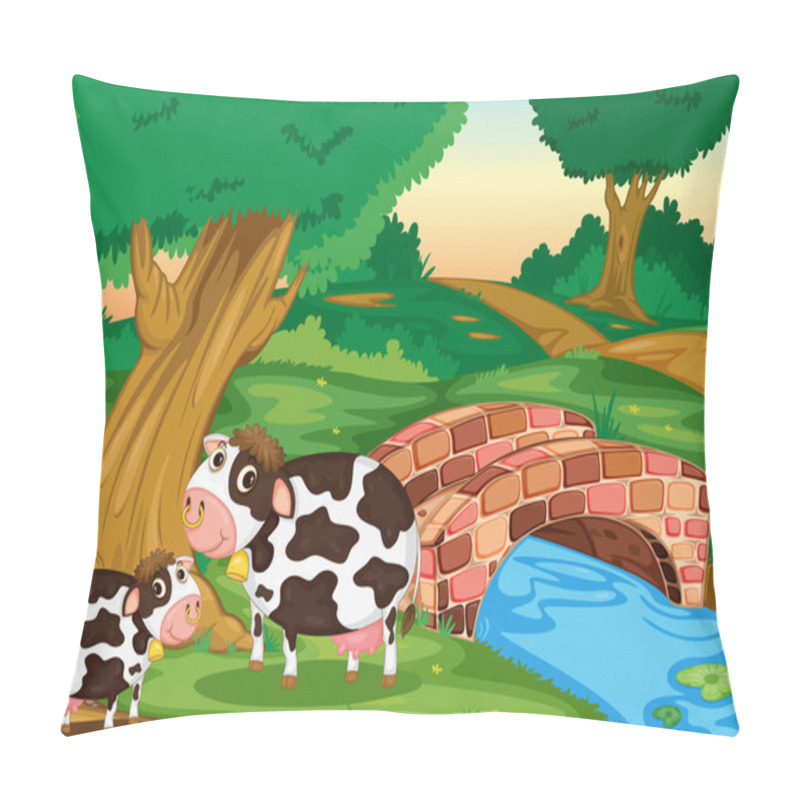 Personality  Two Cows Pillow Covers