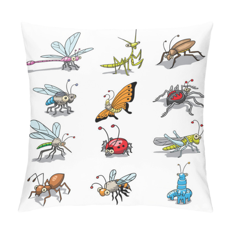 Personality  Funny Insects Pillow Covers