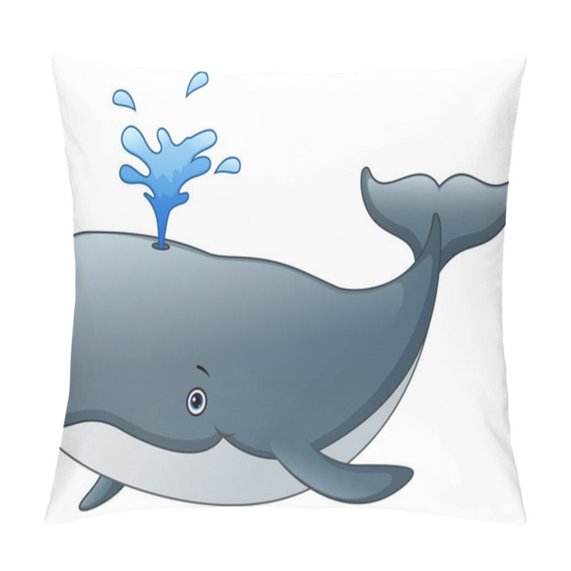 Personality  Cute Whale Cartoon Pillow Covers