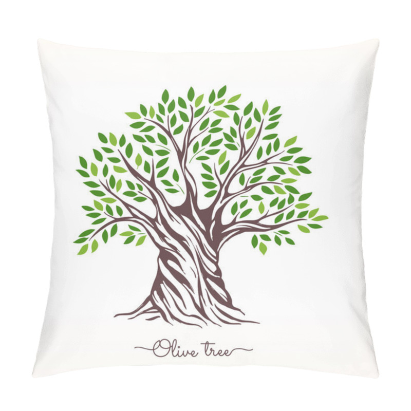 Personality  Hand-drawn Olive Sketch Pillow Covers