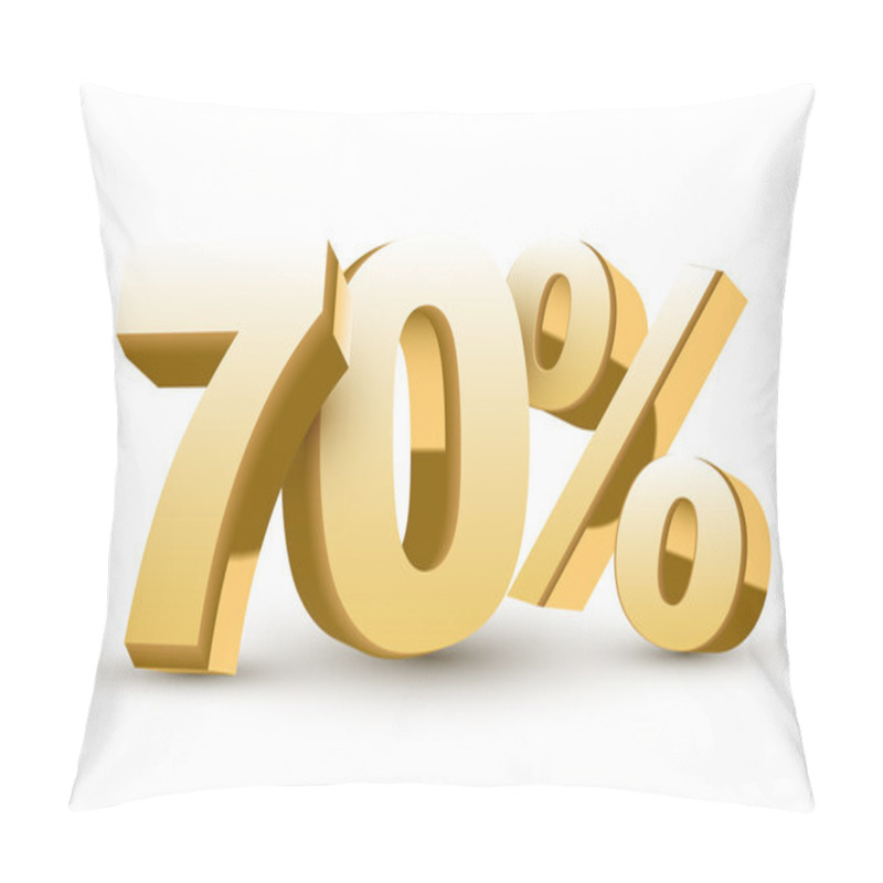 Personality  3d Shiny Golden Discount Collection - 70 Percent Pillow Covers