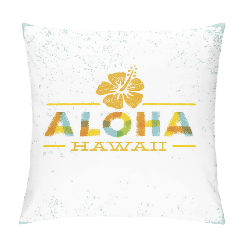 Personality  Aloha Hawaii Creative Design Element Pillow Covers