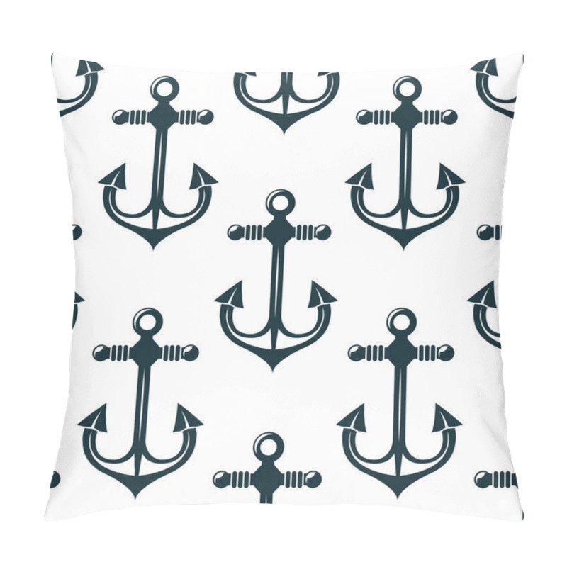 Personality  Old Marine Anchors Seamless Pattern  Pillow Covers