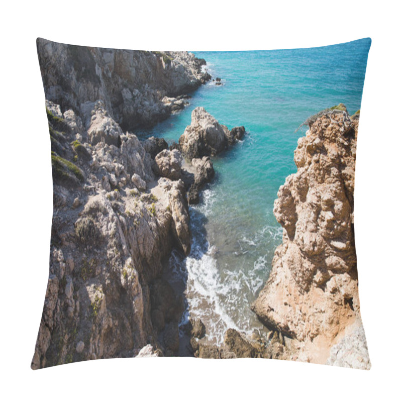 Personality  Rocky Sea Coast Pillow Covers