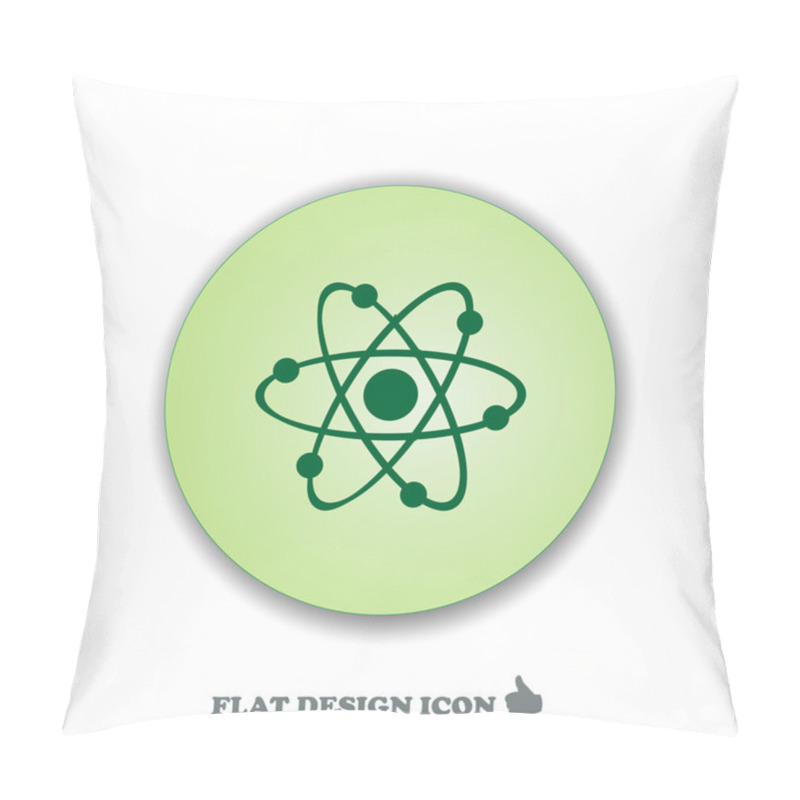 Personality  Atom Structure Vector Icon Pillow Covers