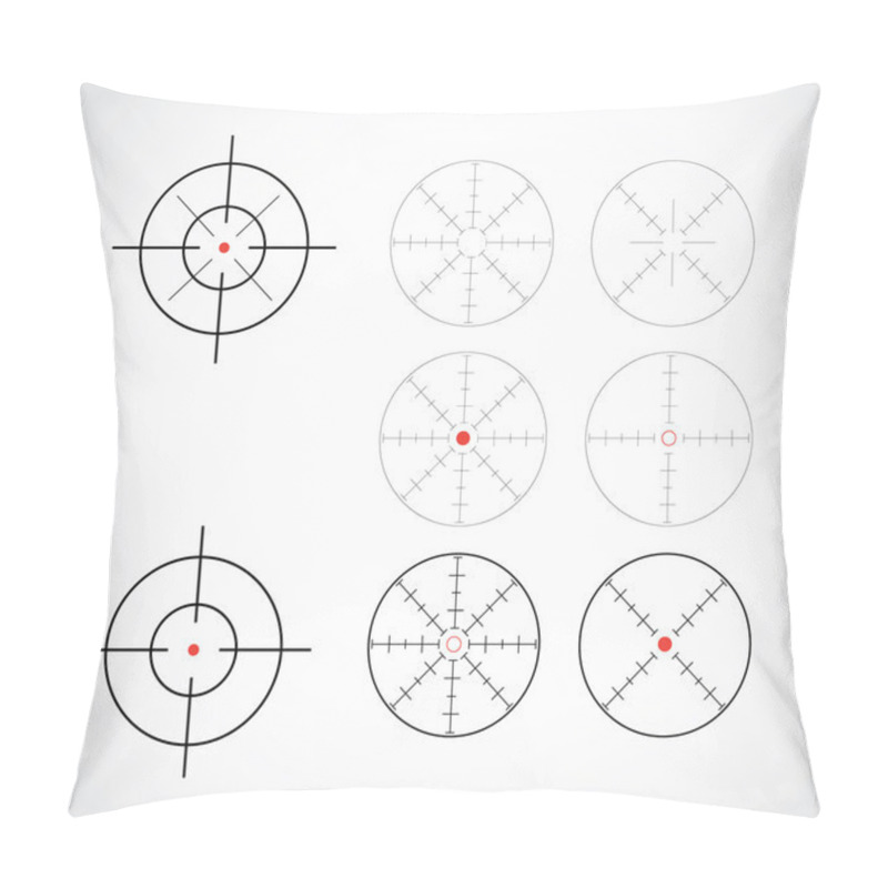 Personality  Crosshairs Pillow Covers