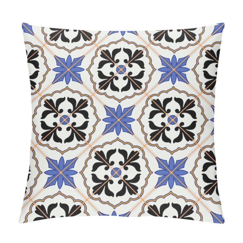 Personality  Gorgeous Seamless Pattern From Moroccan Tiles Pillow Covers