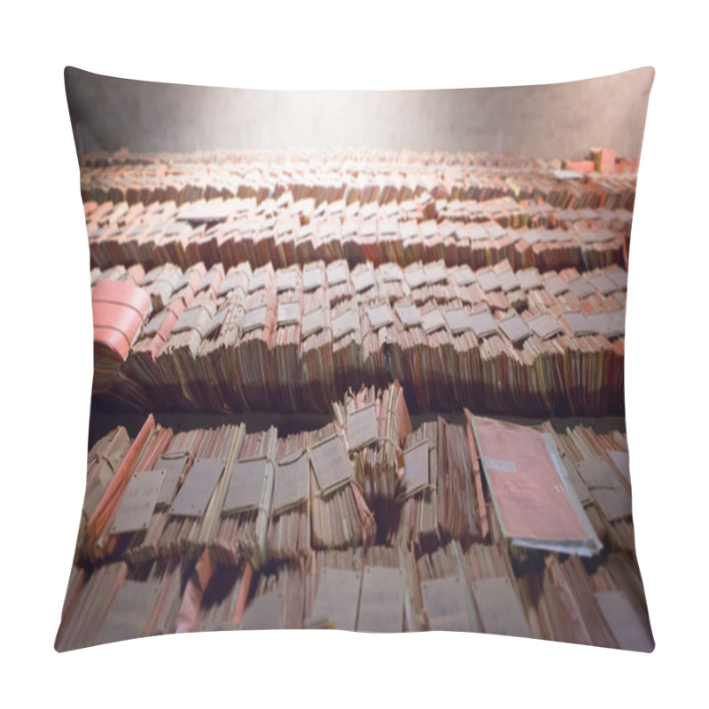 Personality  Old Files At The Court In Brussels Pillow Covers