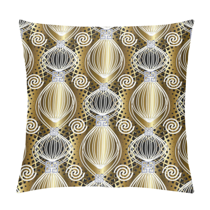 Personality  Greek Abstract Vector Seamless Pattern. Pillow Covers