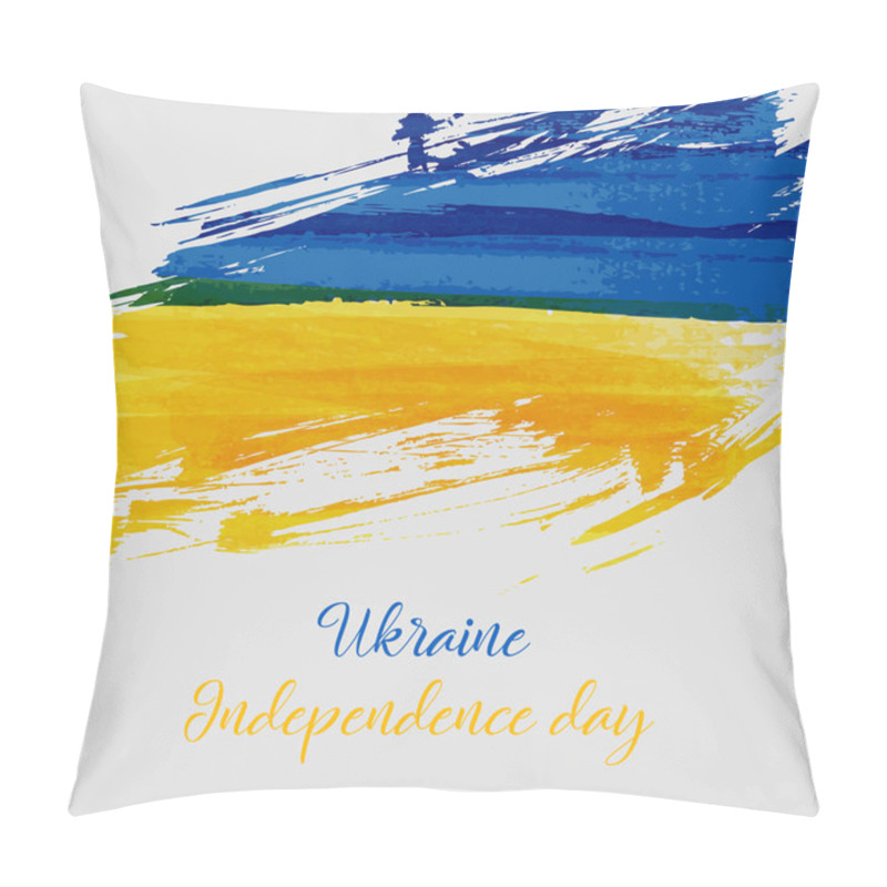 Personality  Ukraine Independence Day Background  Pillow Covers