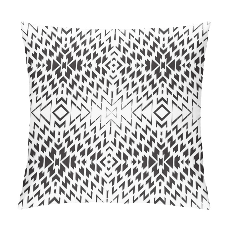 Personality  Abstract Seamless Vector Template. A Geometrical Pattern From Triangles, Rhombuses And Corners For Design Of The Card, A Cover, A Flyer. Pillow Covers