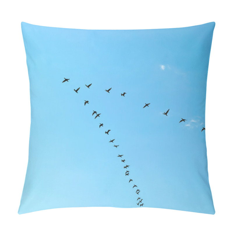 Personality  Silhouette Of Flying Birds Pillow Covers