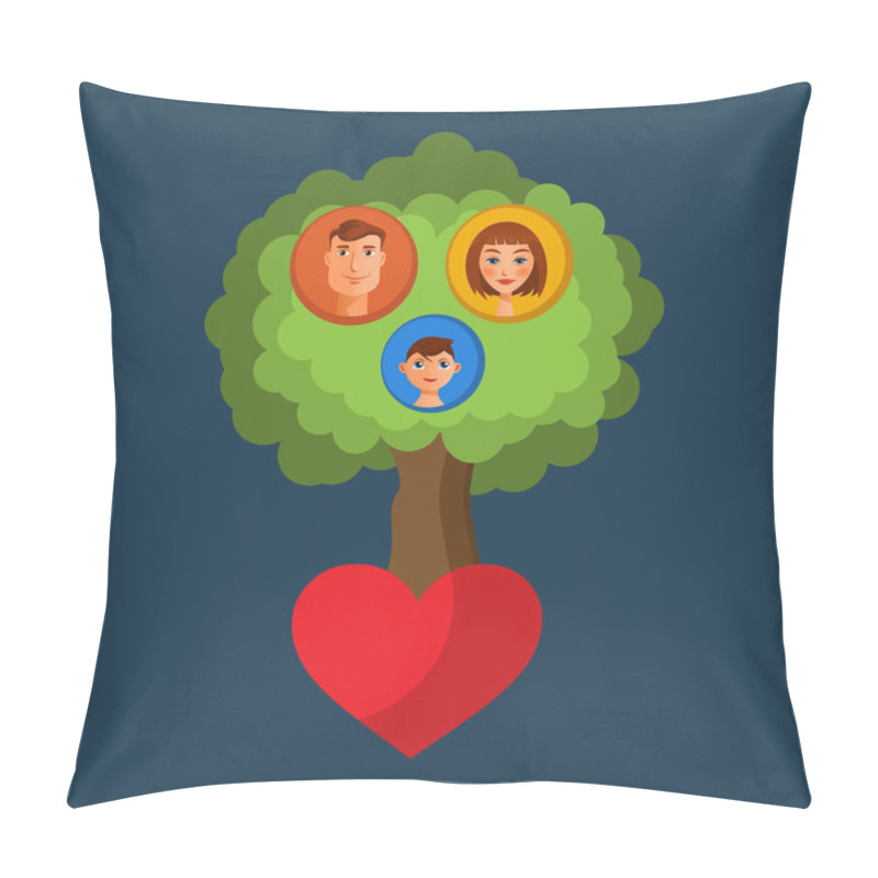 Personality  Family Tree Pillow Covers