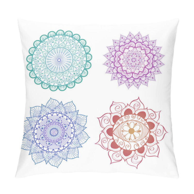 Personality  Abstract Mandala Set Pillow Covers