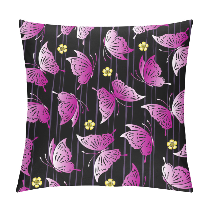 Personality  Japanese Butterfly Pattern Pillow Covers