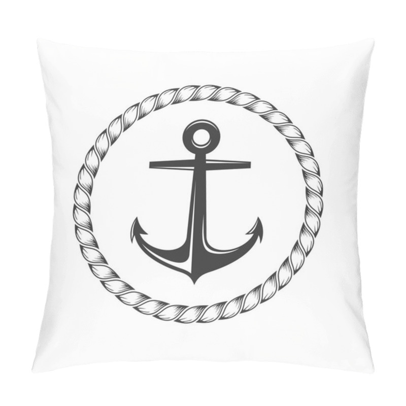 Personality  Vector Icon Template - Anchor Pillow Covers