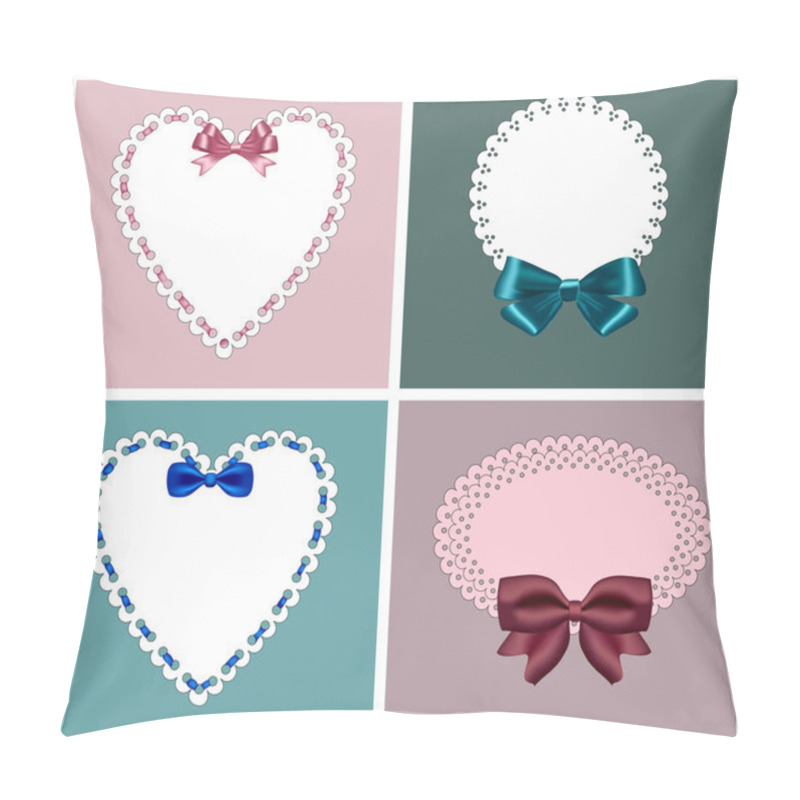 Personality  Set Vector Frame Design Pillow Covers