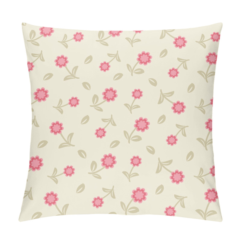 Personality  Seamless Pattern With Pastel Flowers Pillow Covers