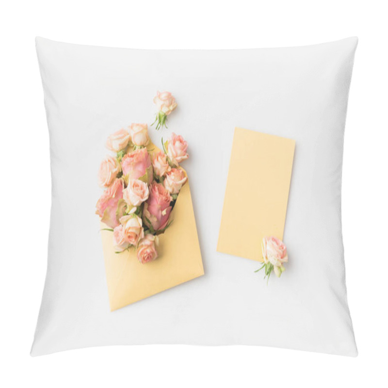 Personality  Pink Roses In Envelope Pillow Covers