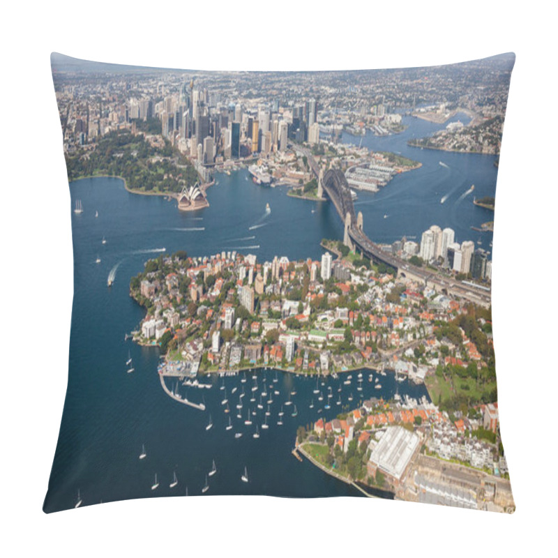 Personality  Sydney CBD Aerial View - NSW Australia Pillow Covers