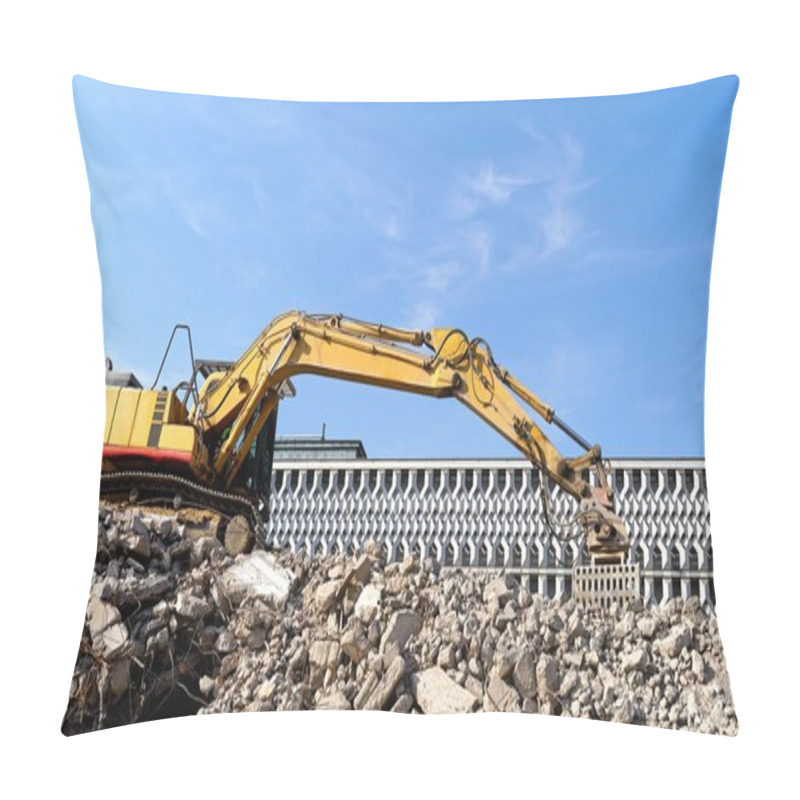 Personality  Demolition In Magdeburg Pillow Covers