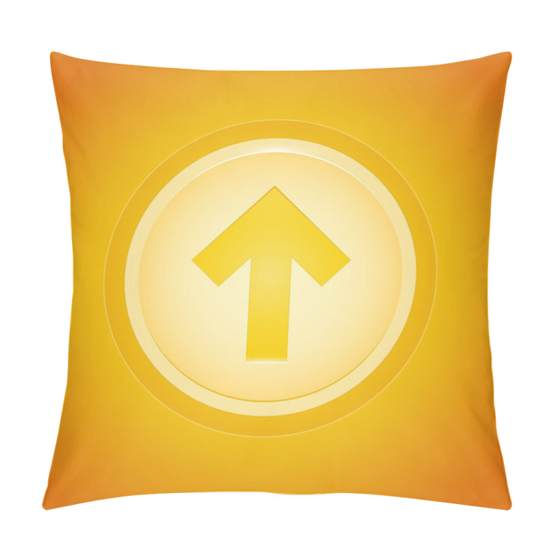 Personality  Vector Upload Button. Vector Illustration.  Pillow Covers