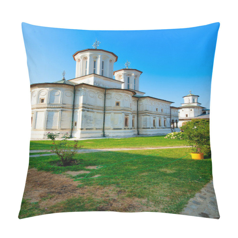 Personality  Horezu Monastery In Romania Pillow Covers