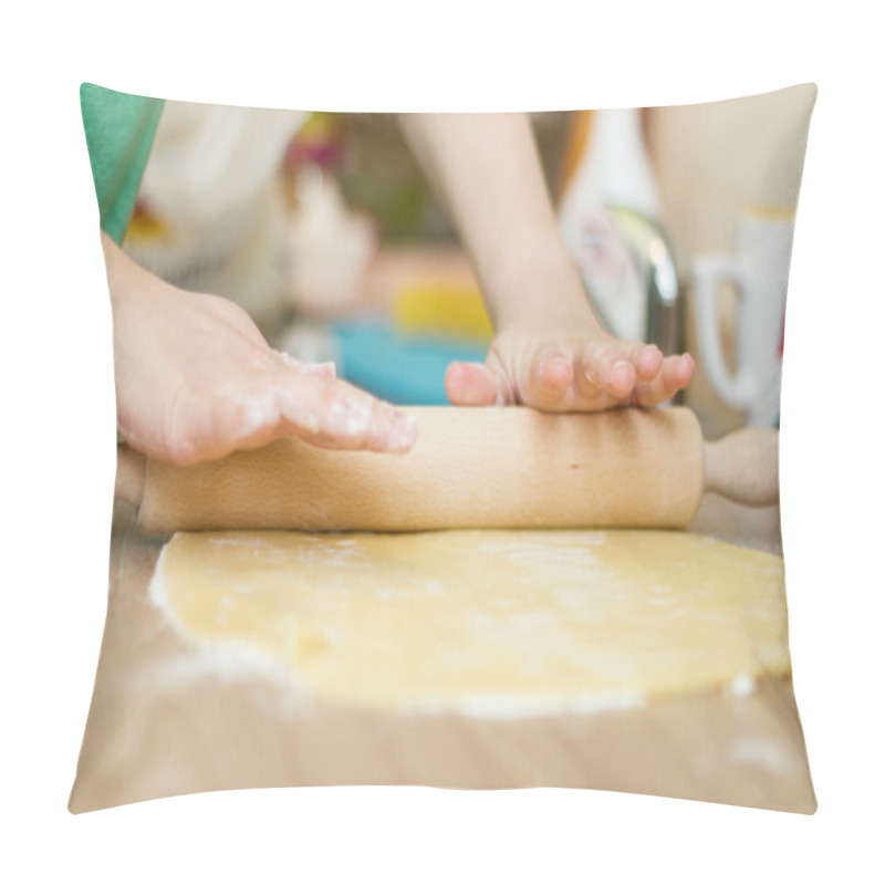 Personality  Stretched  Dough On The Kitchen Table Pillow Covers